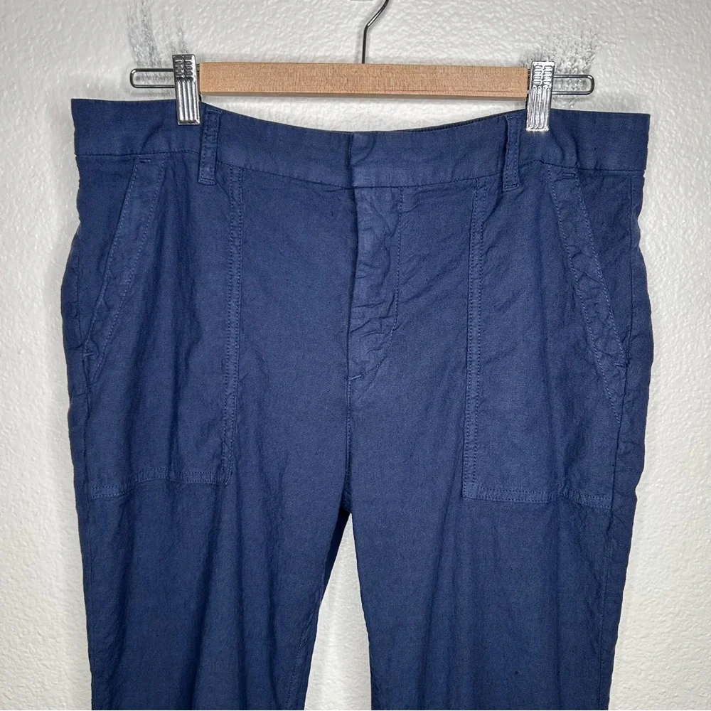 Frank & Eileen Jameson Utility Jogger Italian Performance Linen blue 10